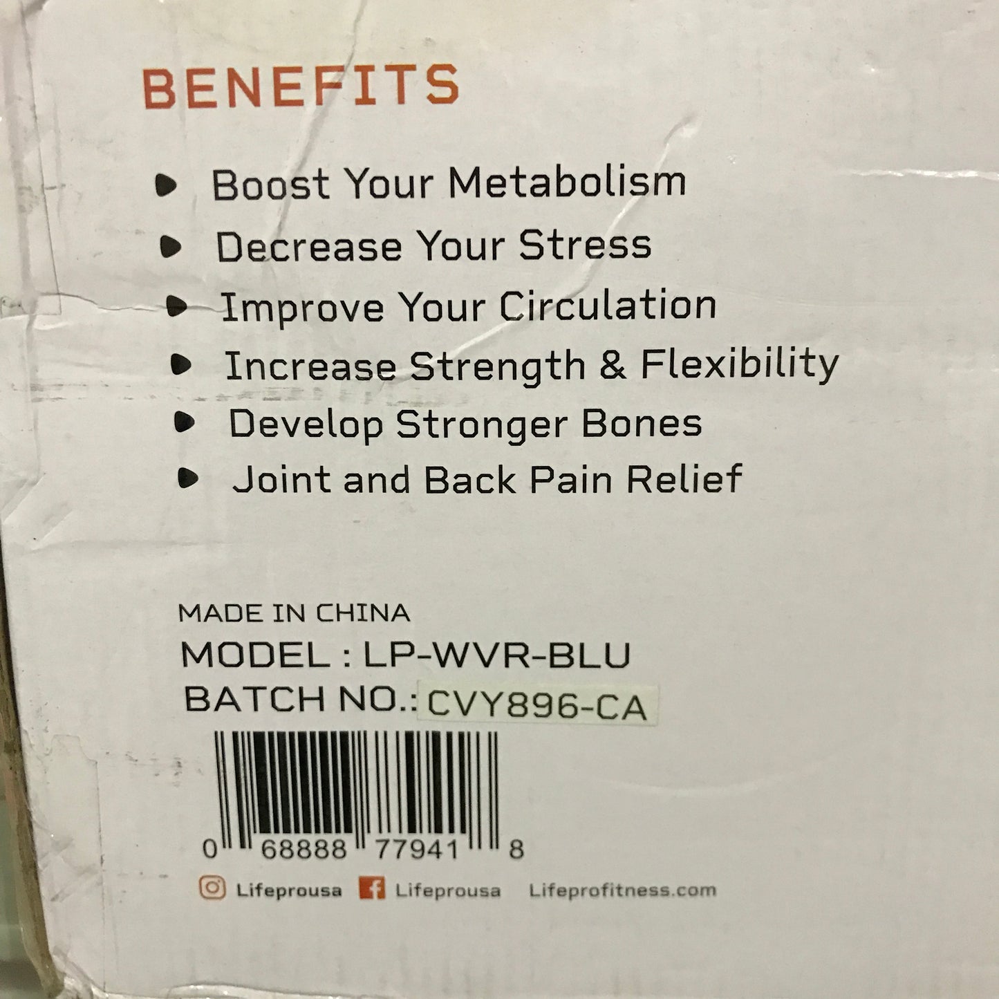 LifePro Waver Vibration Plate Exercise Machine - Blue