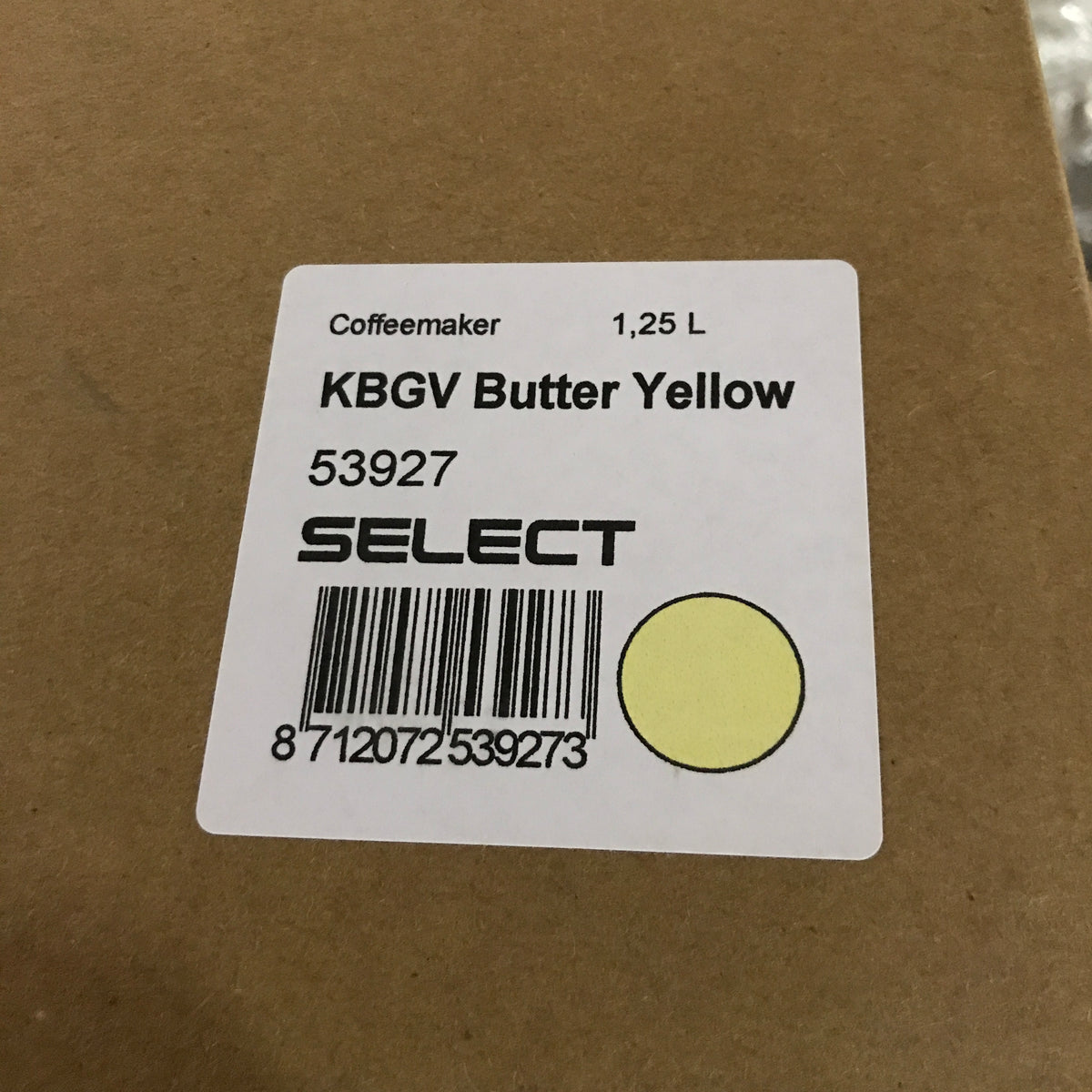 Technivorm Moccamaster 53927 KBGV 10-Cup Coffee Maker - Butter Yellow