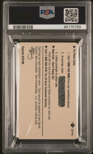 Dikembe Mutombo Assets Phone Cards / One Minute -1994