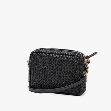 Clare V. Midi Sac - Black Rattan