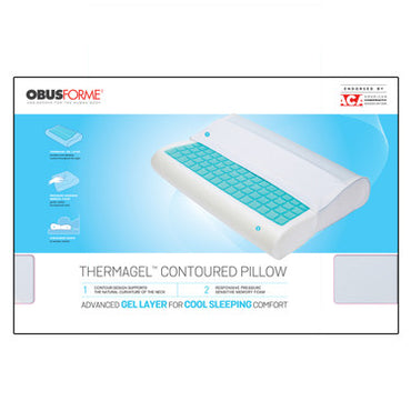 OBUSFORME Thermagel Contour Memory Foam Pillow