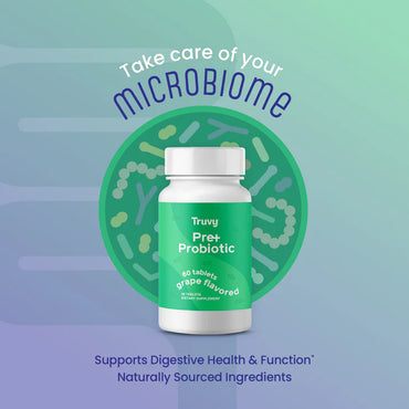 Truvy Pre+ Probiotic Chews - Grape, 60 tablets (3 pack)