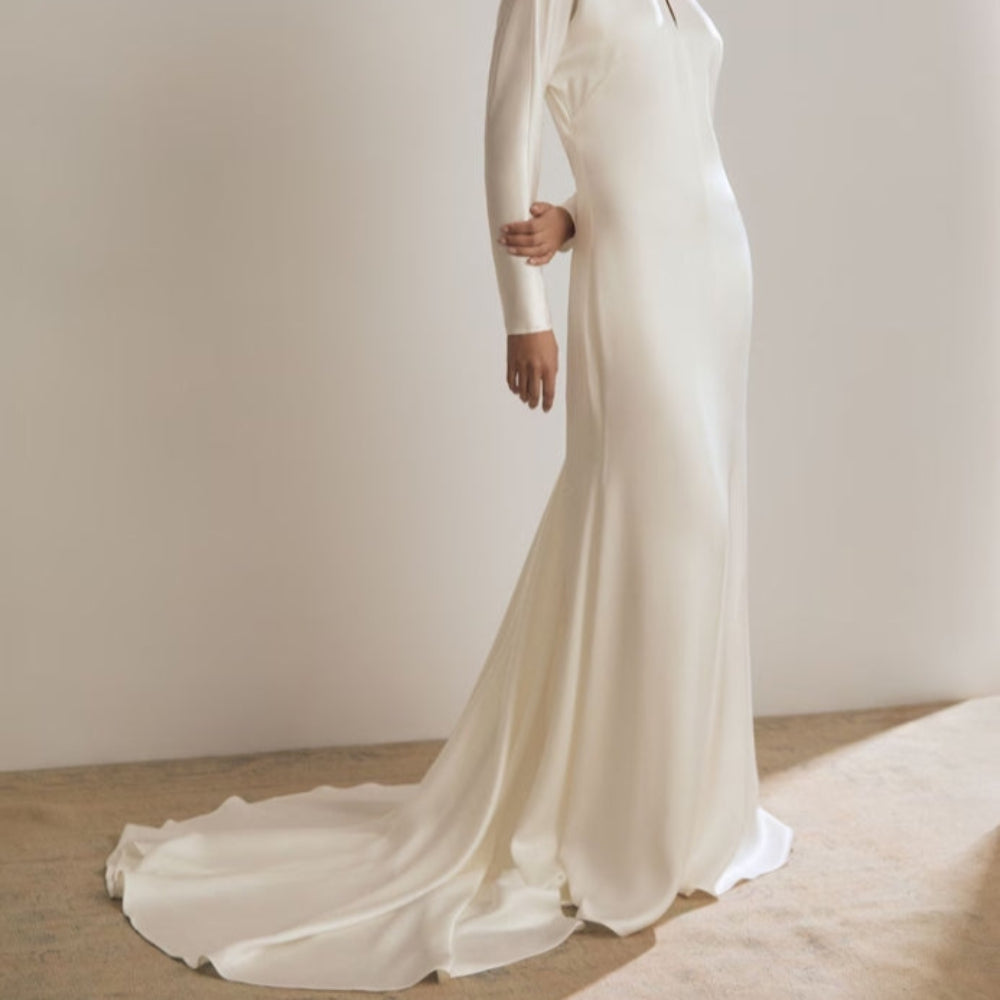 Reiss x Atelier Clemence Duchess - Satin Bridal Gown