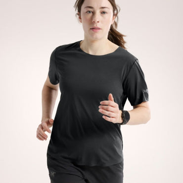 Arc'teryx Norvan Crew Neck Shirt SS Women's - Black