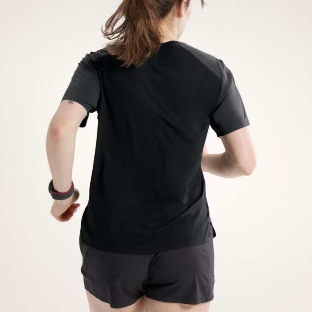 Arc'teryx Norvan Crew Neck Shirt SS Women's - Black