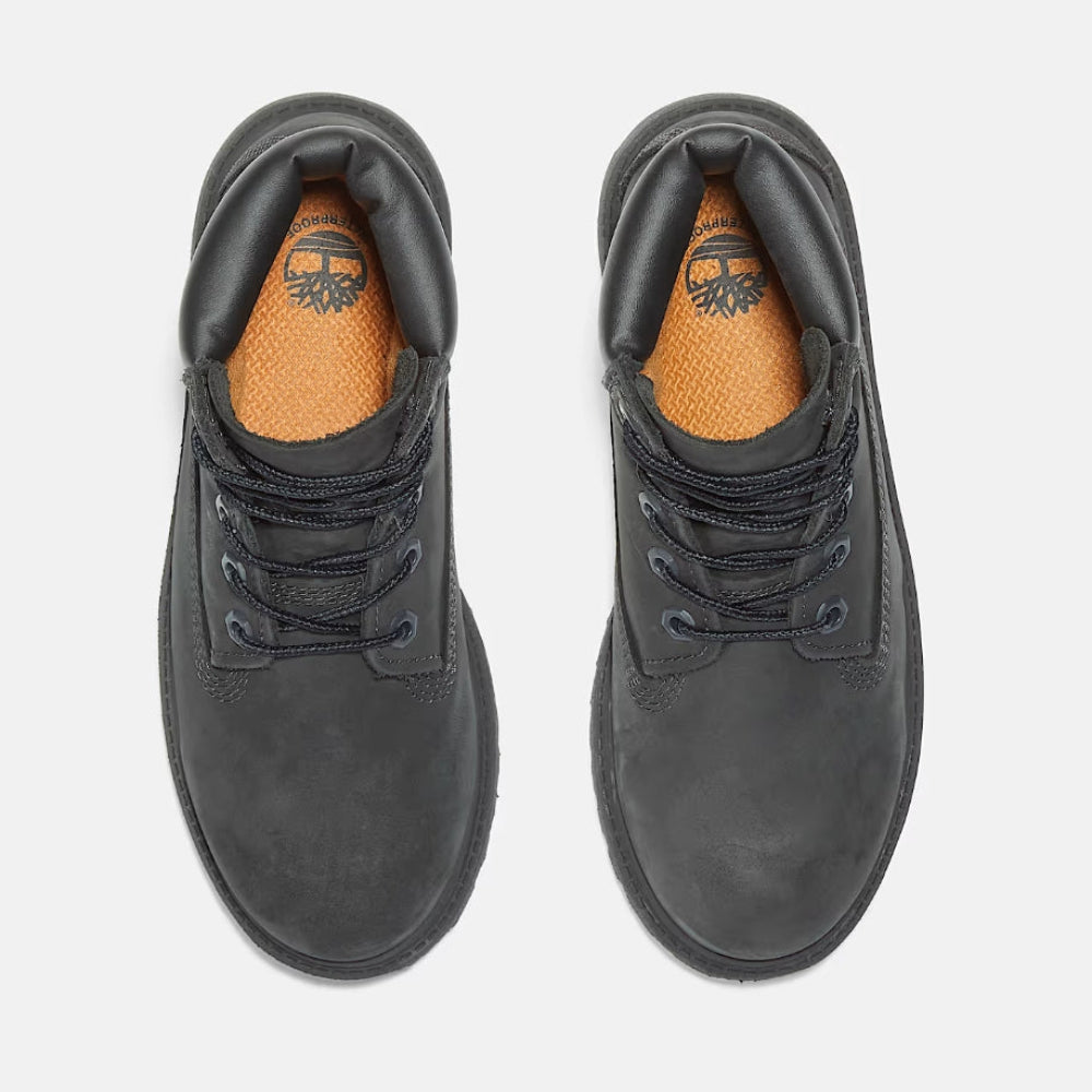 Timberland Premium 6-Inch Waterproof Boot - Junior 4M Black