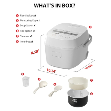 TOSHIBA Rice Cooker 5.5 Cup with LED Display