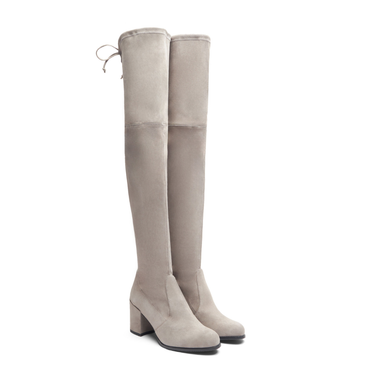 Stuart Weitzman Tieland Suede Stretch Knee High Boots