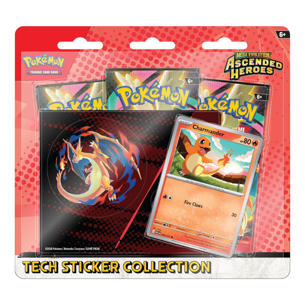 Pokemon TCG: Mega Evolution Ascended Heroes Tech Sticker Collection - Charmander