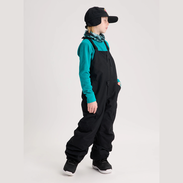 Burton Kids' Powline GORE-TEX 2L Bib Pants - True Black
