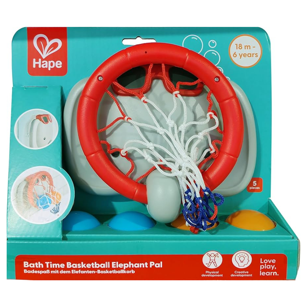 Hape Bath Time Basketball Elephant Pal