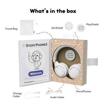 Onanoff StoryPhones with PlayShield + ZenShield