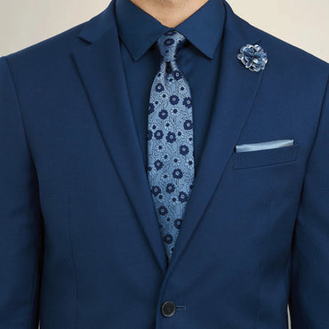 Tiptop G Grafton Modern Fit Solid Suit - Indigo