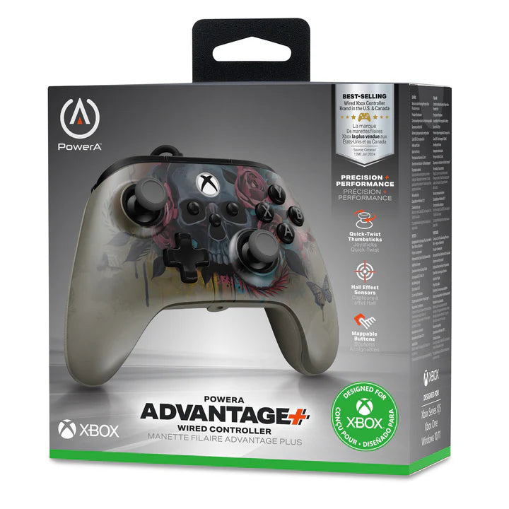 PowerA Advantage Plus Wired Controller for Xbox Series X|S - Bloom & Gloom