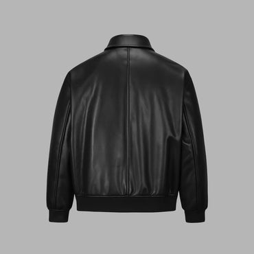 Blvck Men's PU Coated Jacket - Black
