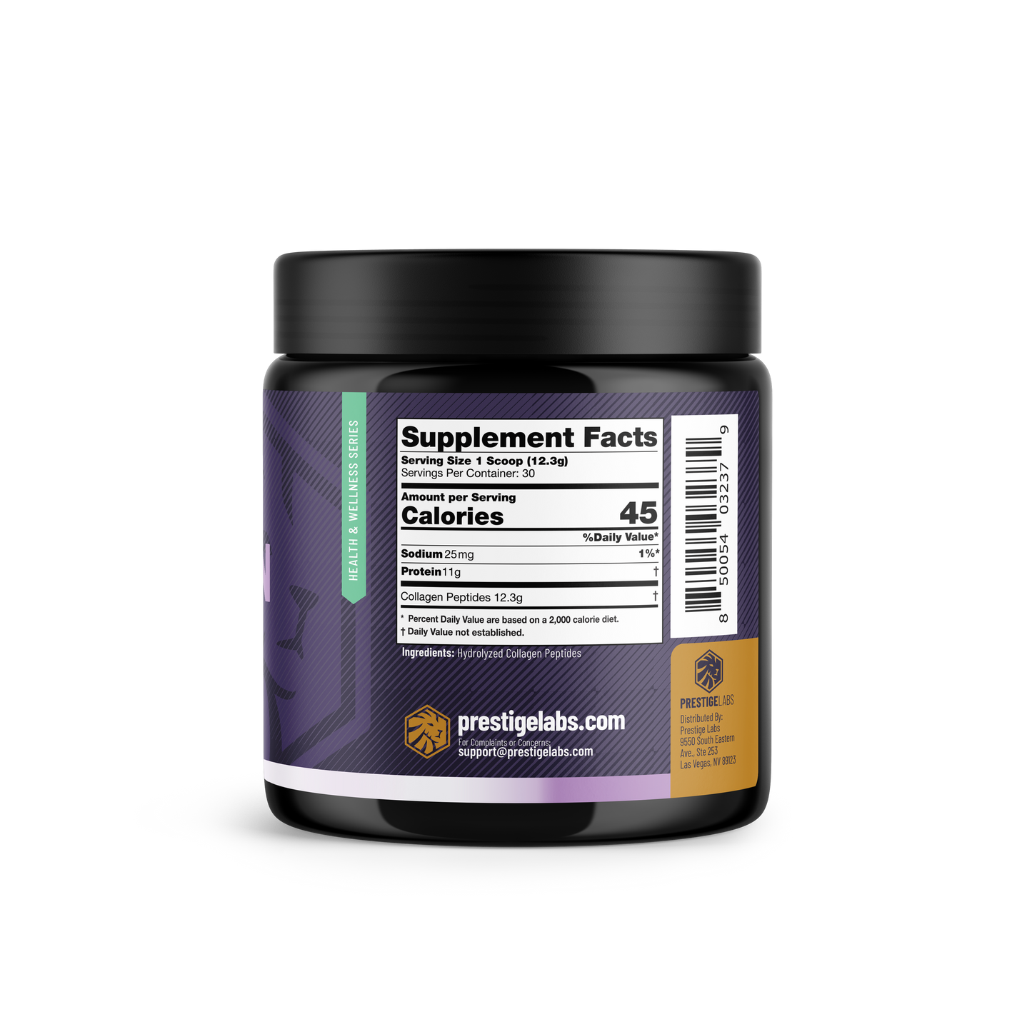 Prestige Labs Collagen Peptides Powder, 1 Month (30 Servings)