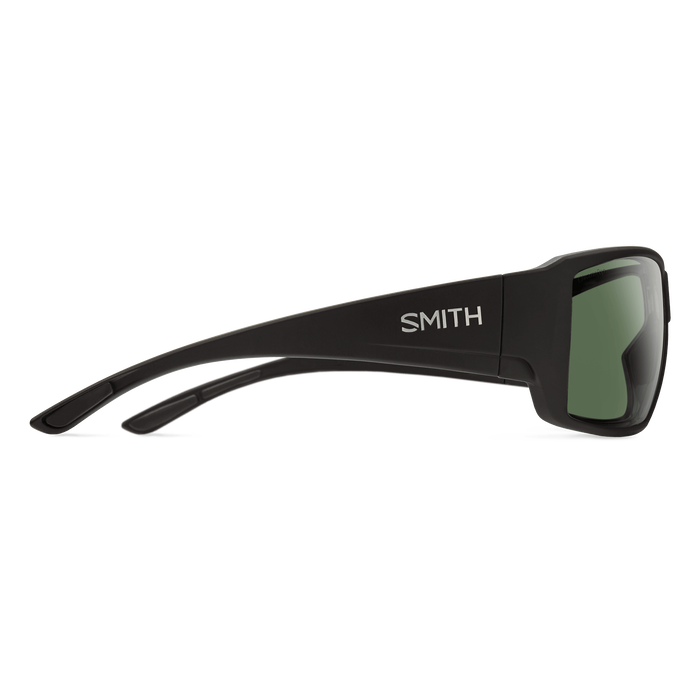 Smith Guide's Choice Sunglasses - Matte Black + ChromaPop Polarized Gray Green Lens
