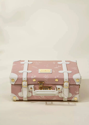 Coco Village Vegan Leather Play Suitcase - Petunia