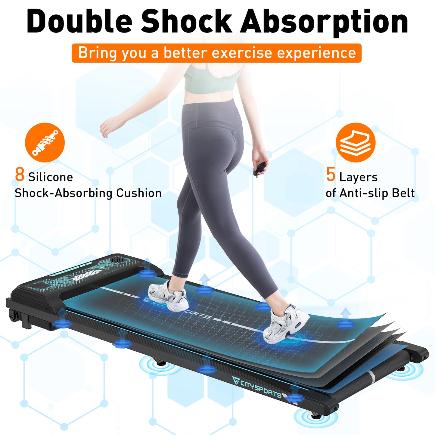 CITYSPORTS Treadmills CS-WP6 Under Desk Treadmill - PICK UP ONLY