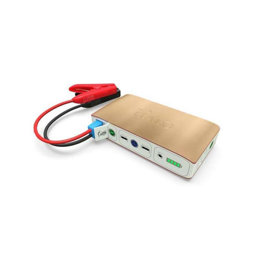 Halo Bolt 58830 Mwh Portable Phone Laptop Charger Car Jump Starter with AC Outlet