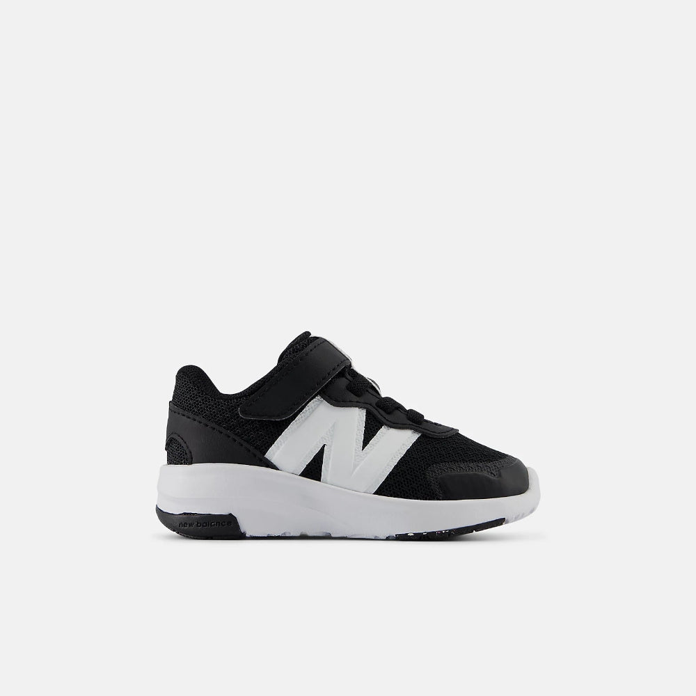 New Balance Kids' 578v1 Bungee Lace with Top Strap - Black