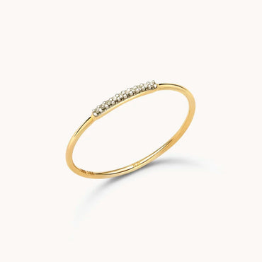 Kendra Scott Mila 14K Yellow Gold Ring in White Diamond