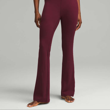 Lululemon Groove Nulu High-Rise Flared Pant Regular - Garnet