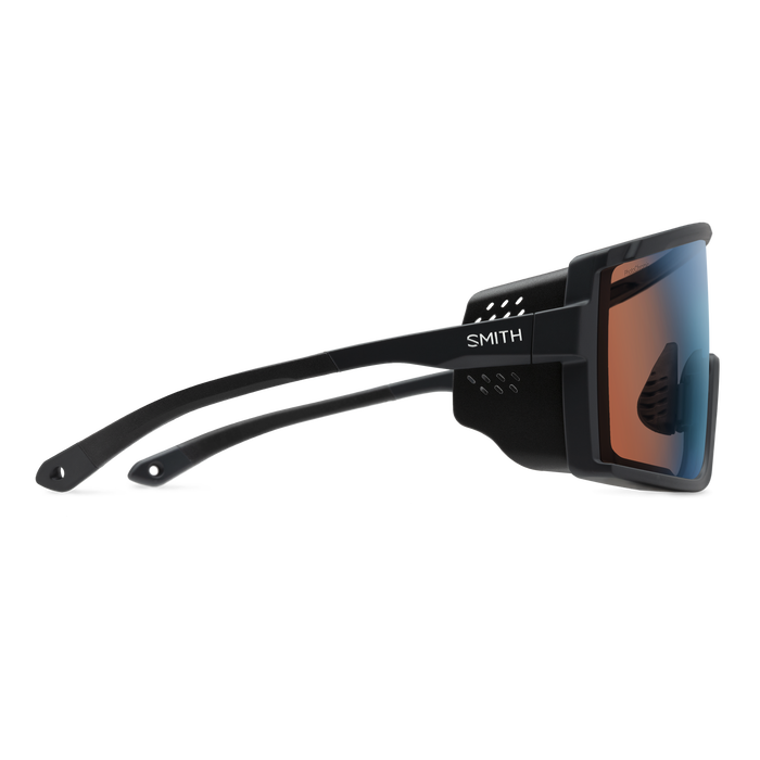 Smith Pursuit Sunglasses - Matte Black + ChromaPop Glacier Photochromic Copper to Gray Lens