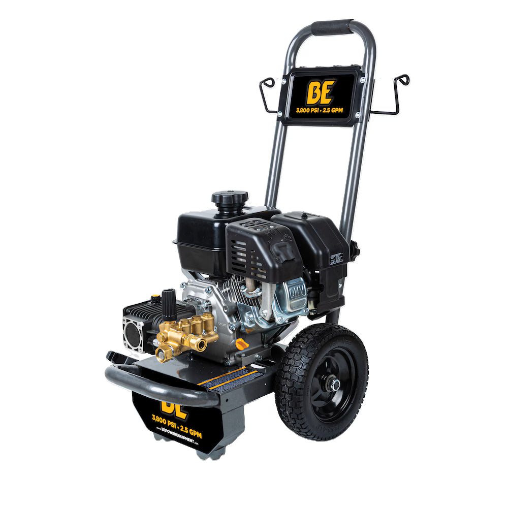 BE Power Equipment 3800 PSI 2.5 GPM Cold Water Gas Pressure Washer - PICK UP ONLY