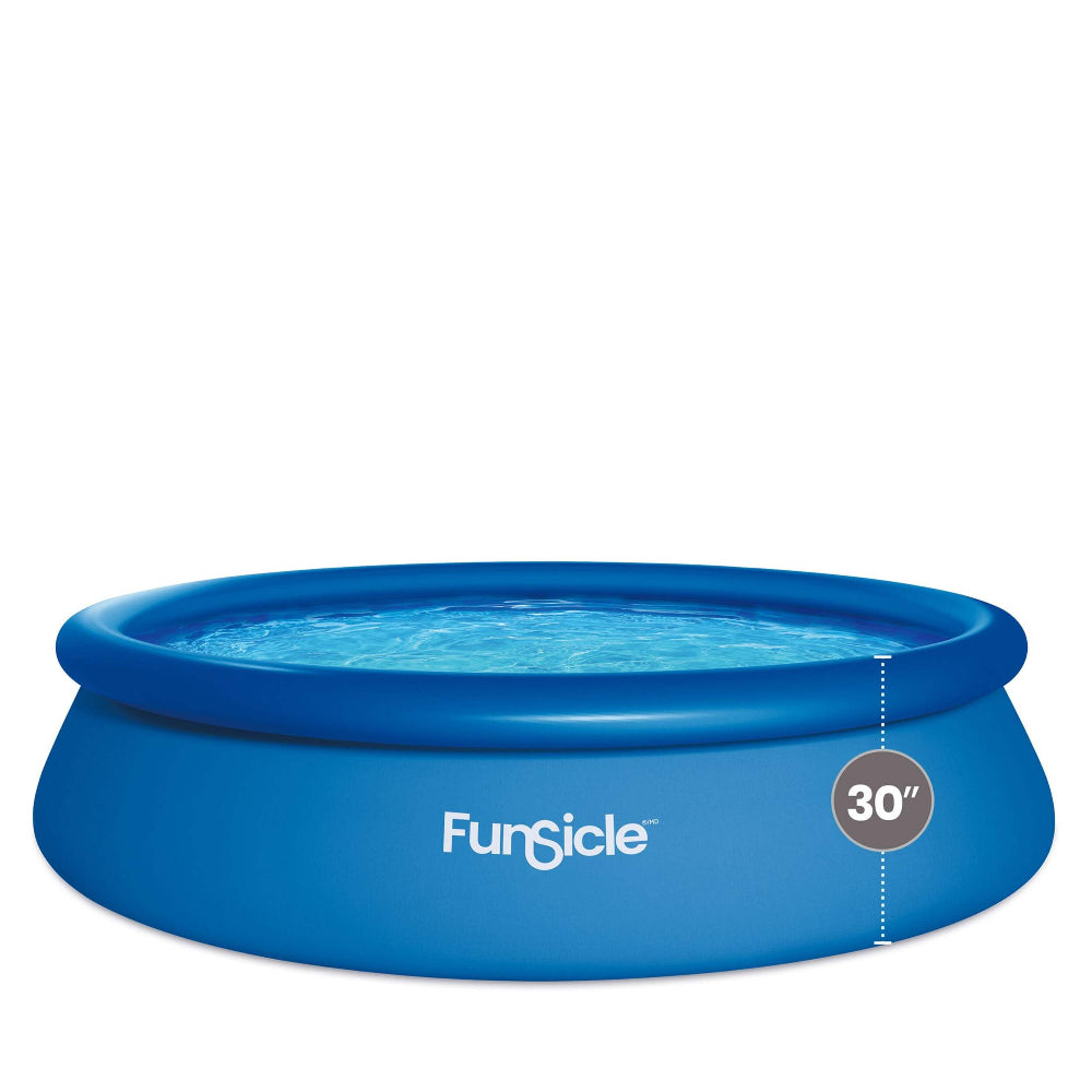 Funsicle Round Quick Set 12' Inflatable Pool with Filter Pump - PICK UP ONLY