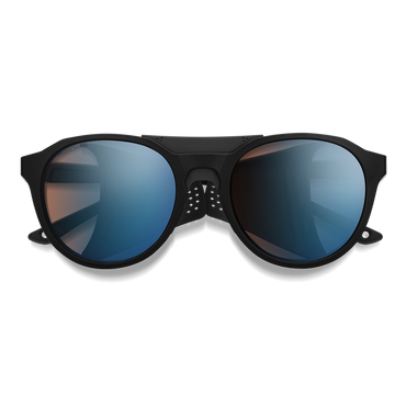 Smith Venture Sunglasses - Matte Black + ChromaPop Glacier Photochromic Copper Blue Mirror Lens