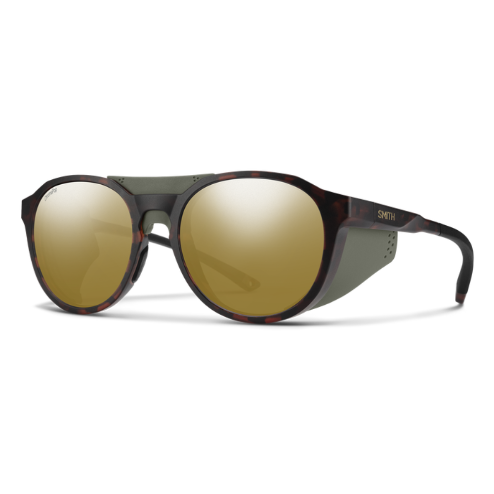 Smith Venture Sunglasses - Matte Tortoise + ChromaPop Glass Polarized Bronze Mirror Lens