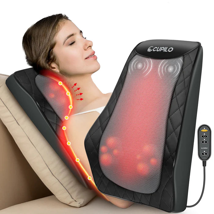 Cupilo Shiatsu Neck and Back Massager with Heat (CPL-1128)