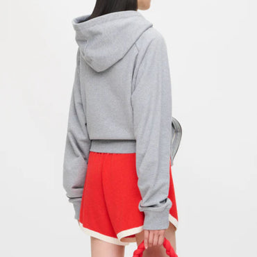 Charles Jeffrey Loverboy All Tied Up Hoody in Grey Marl