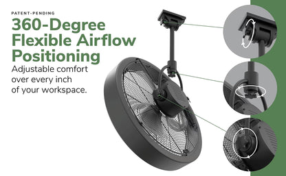 Hunter DualMount 23 in. Garage Fan