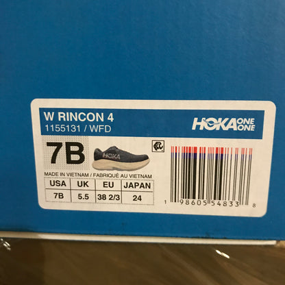 HOKA Women's Rincon 4 Running Shoes - Washed Blue / Faded Navy