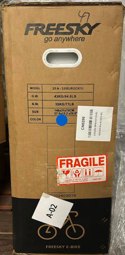 Freesky Rocky Pro A-320 Ebike - PICK UP ONLY