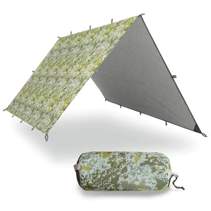 Defender Heavy-Duty Tarp Shelter - 10 x 10 Boulder Camo