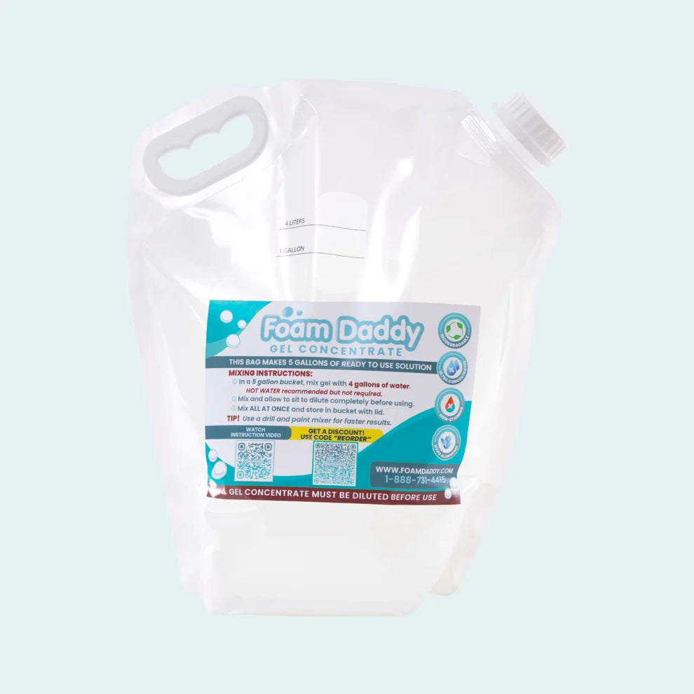 FoamDaddy Foam GEL - 1 Gallon Bag