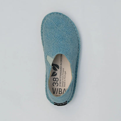 VIBA e Zuma Linen Agave Blue Shoe