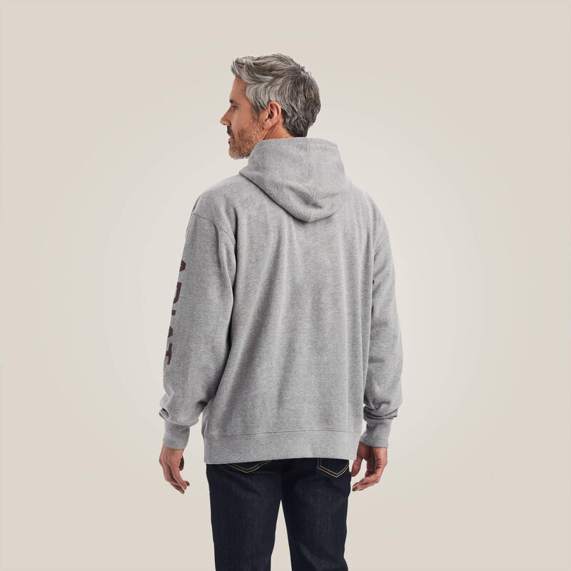 Ariat Logo Hoodie - Heather Grey