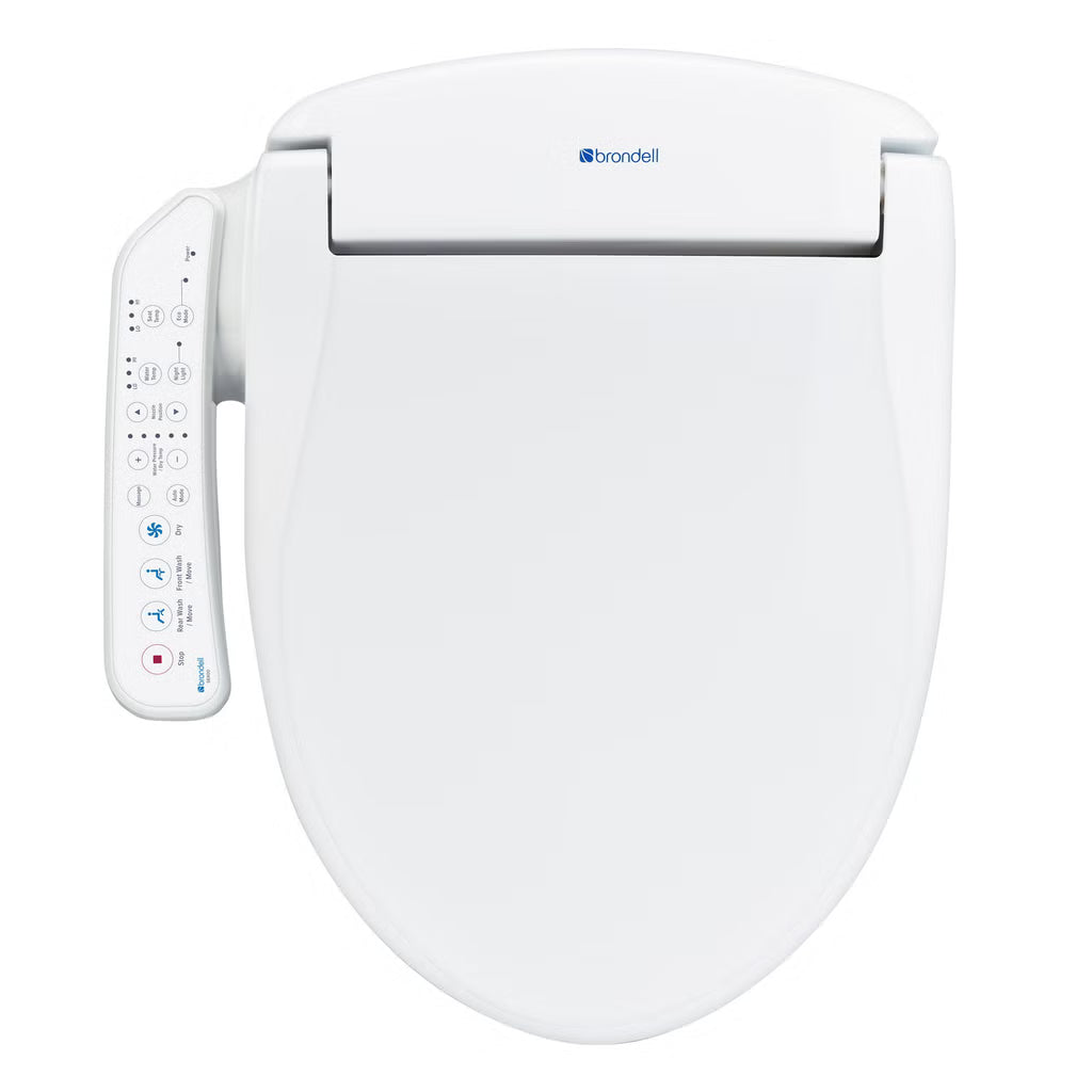 Brondell SE400 Bidet Toilet Seat Elongated White