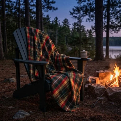 Patrick King Woollen Company Canadian Rockies Deluxe Wool Blanket