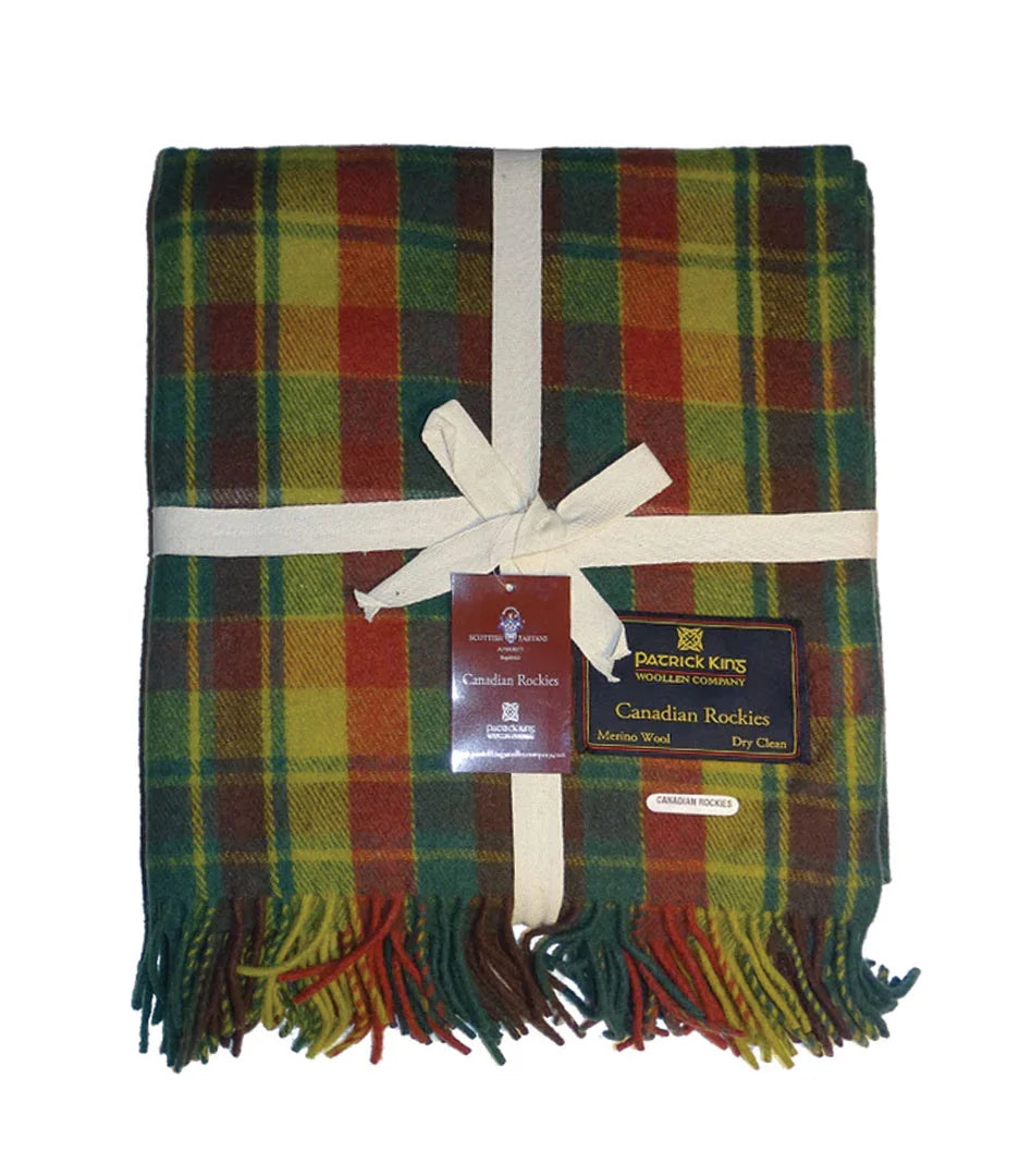 Patrick King Woollen Company Canadian Rockies Deluxe Wool Blanket