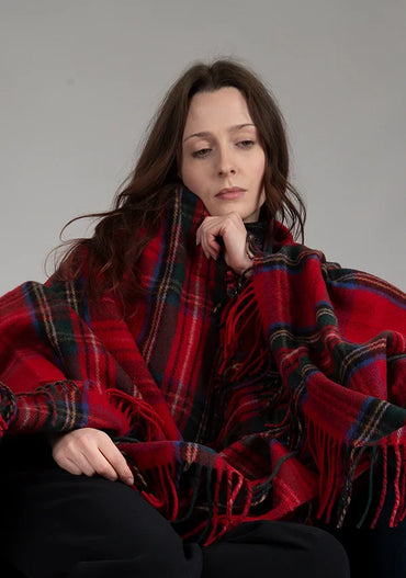 Patrick King Woollen Company Royal stewart blanket
