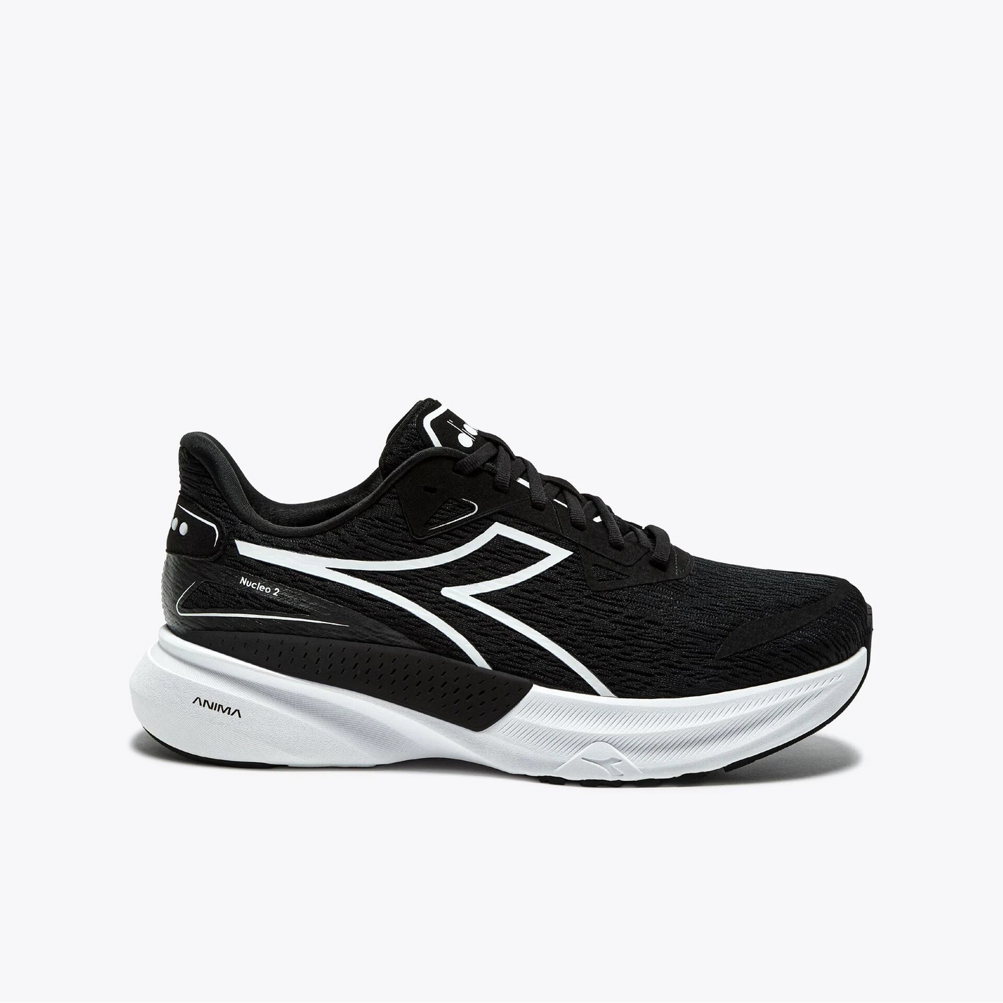 Diodora NUCLEO 2 W Running Shoe - Black/White