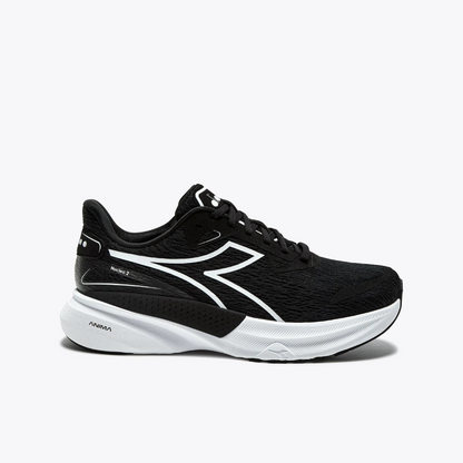 Diodora NUCLEO 2 W Running Shoe - Black/White