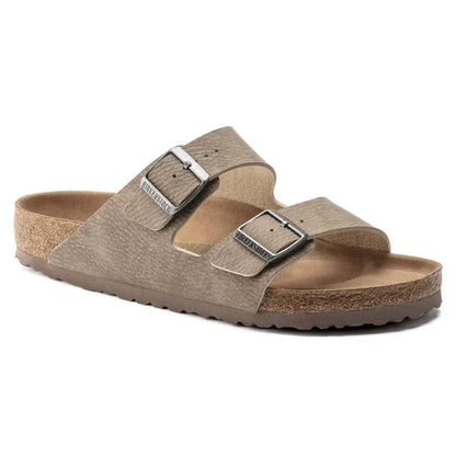 Birkenstock Arizona Vegan Synthetics - Desert Dust Gray Taupe