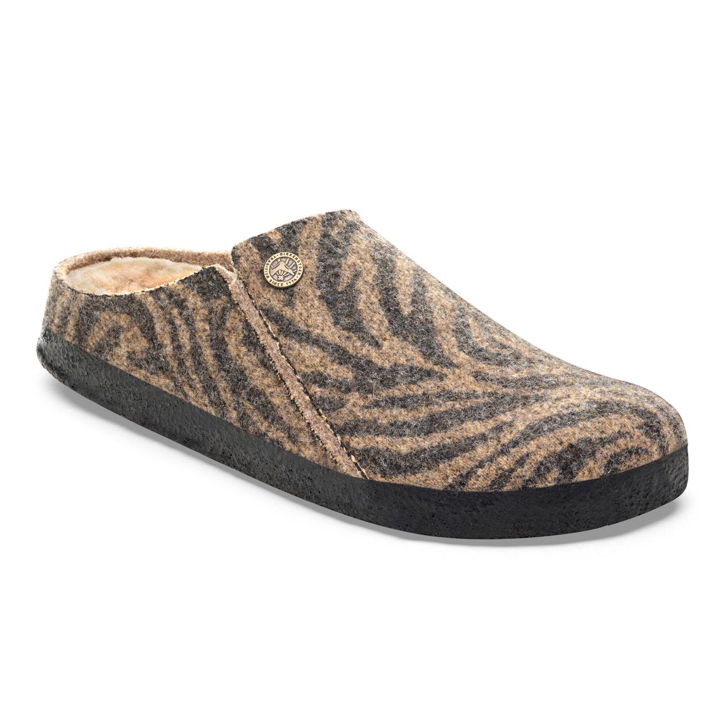Birkenstock Zermatt Wool Felt - Zebra Toffee