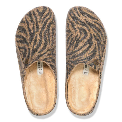 Birkenstock Zermatt Wool Felt - Zebra Toffee